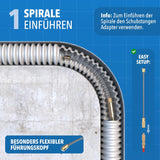 Einziehspirale 30m für müheloses Kabelverlegen