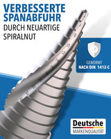 Stufenbohrer Ø 4-32mm für gratfreies Bohren