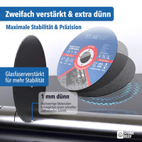Trennscheiben 25er-Set für präzise Schnitte