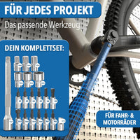 Drehmomentschlüssel zur Wartung deines Fahrrads