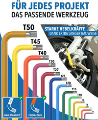 Winkelschlüssel Set für hohen Kraftübertrag
