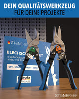 Blechschere Set mit integrierter Millimeterskala