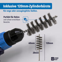 Drahtbürsten 5er-Set zum gründlichen Reinigen
