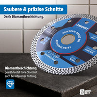 Fliesenscheibe 125mm für saubere Schnitte