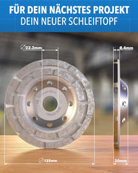 Diamant-Schleiftopf (Standard) für effizientes Planschleifen