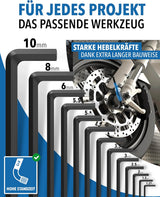 Innensechskantschlüssel Schwarz inkl. Kugelkopf