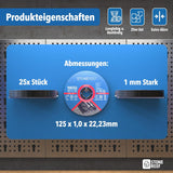 Trennscheiben 25er-Set für präzise Schnitte