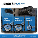 M14 Schnellspannmutter für schnellen Scheibenwechsel