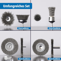 Drahtbürsten 5er-Set zum gründlichen Reinigen