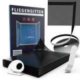 Fliegengitter Set mit Klettband für Insektenschutz