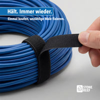 100 Klett-Kabelbinder zur Kabelorganisation