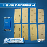 81-tlg. Schleifpapier Set inkl. Handschleifer für perfekte Ergebnisse