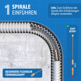 Einziehspirale 50m für reibungsloses Kabelverlegen