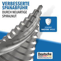 Stufenbohrer Ø 6–60 mm für gratfreies Bohren