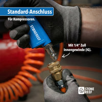 Ausblaspistole für gründliche Reinigung