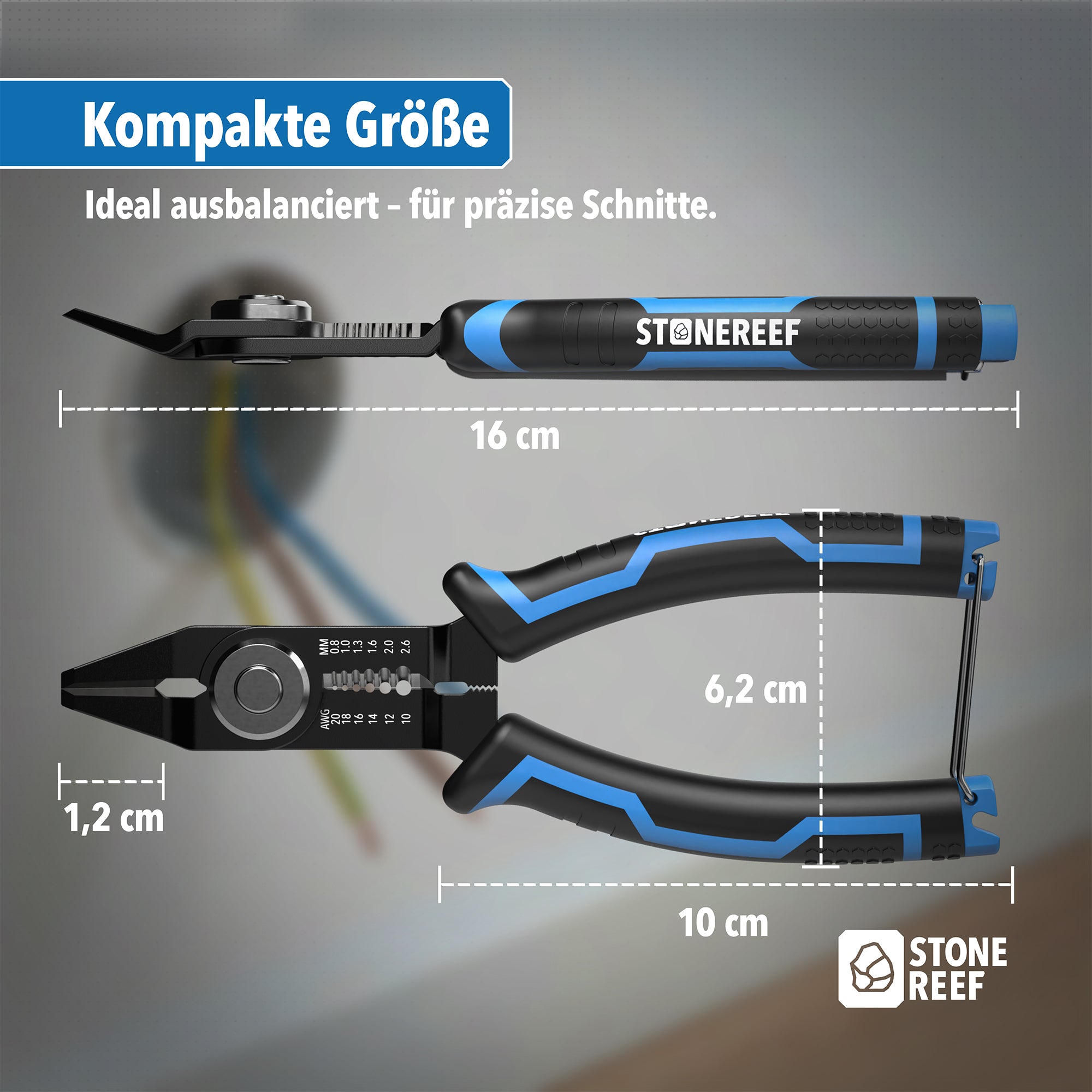 Seitenschneider für saubere Trennschnitte