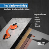 Saugheber Heavy Duty (2er Pack) für sicheres Glasheben
