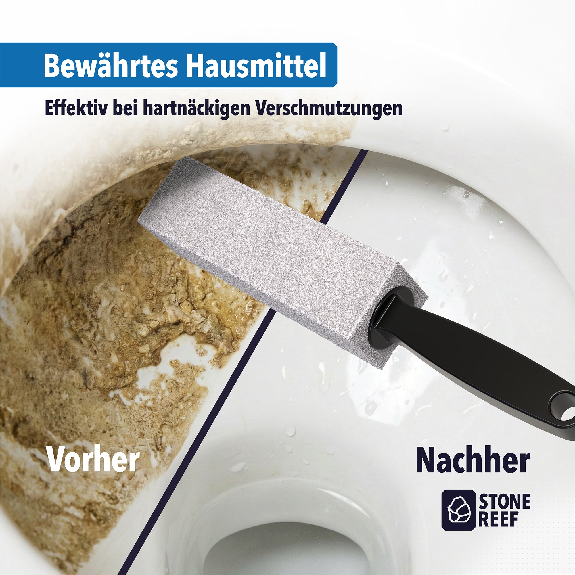 Bimsstein gegen hartnäckige Verschmutzungen