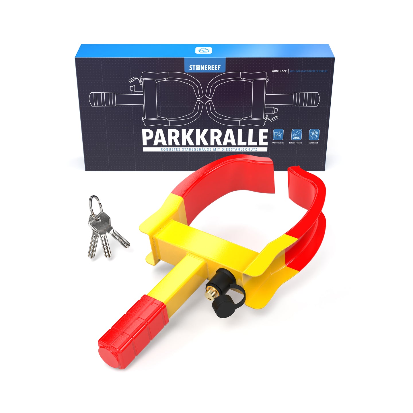 Parkkralle zur sicheren Diebstahlsicherung