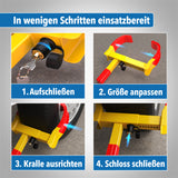 Parkkralle zur sicheren Diebstahlsicherung