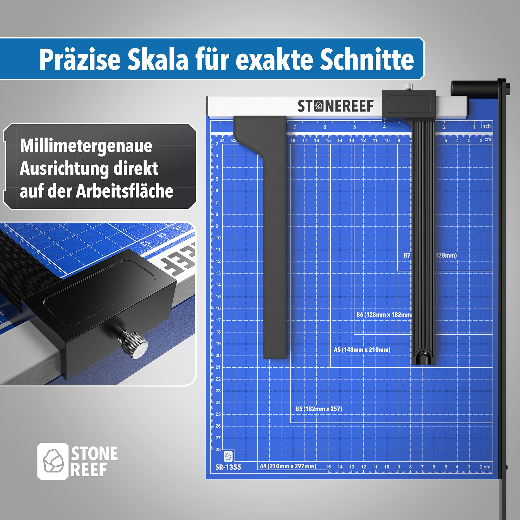 Papierschneider für maßgenaue Zuschnitte