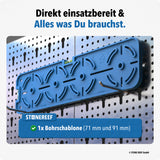 Steckdosen-Bohrschablone für exaktes Montage
