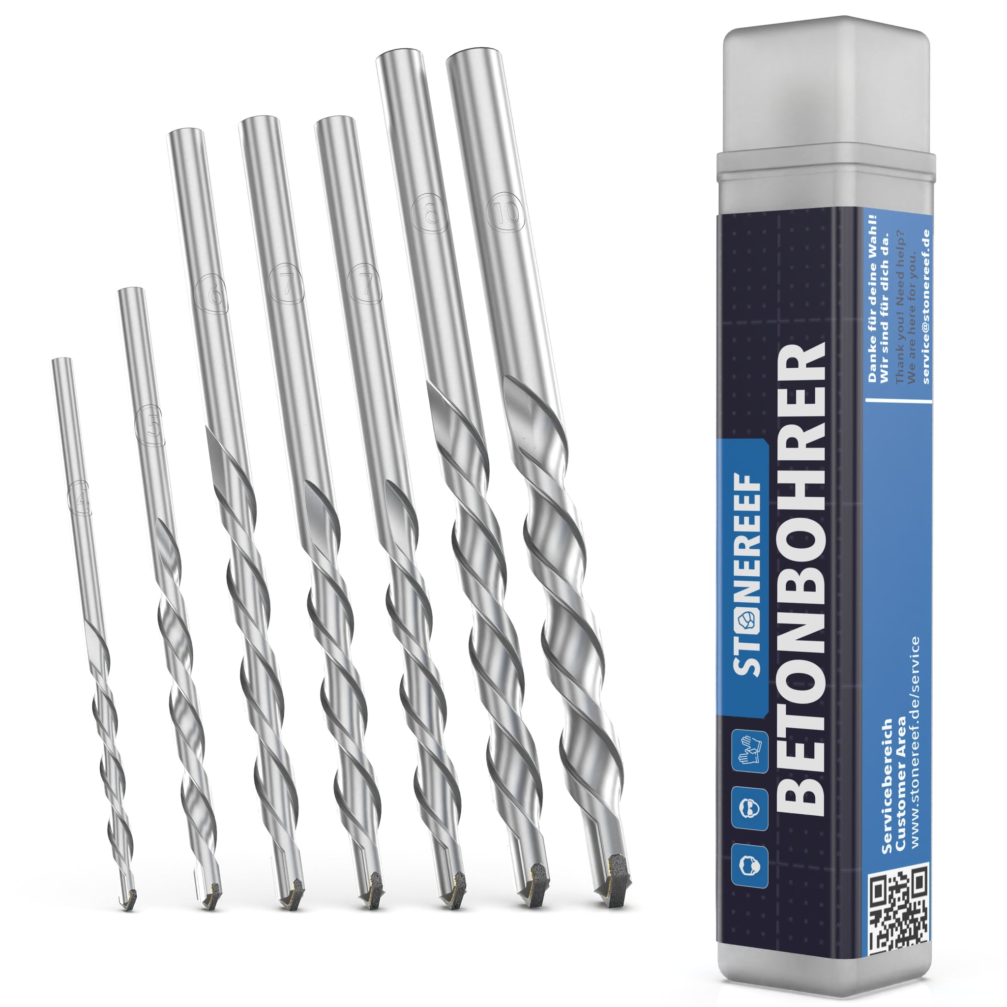 Betonbohrer Set für saubere Bohrlöcher