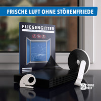 Fliegengitter Set mit Klettband für Insektenschutz