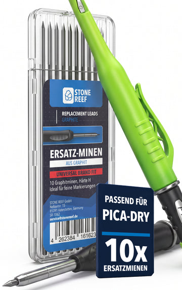 10er Ersatzminen-Set für Tieflochmarker für präzises Anzeichnen