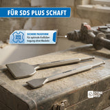 SDS-Plus Fliesenmeißel-Set mit sicherer Schaftpassform für Bohrhammer ohne Wackeln