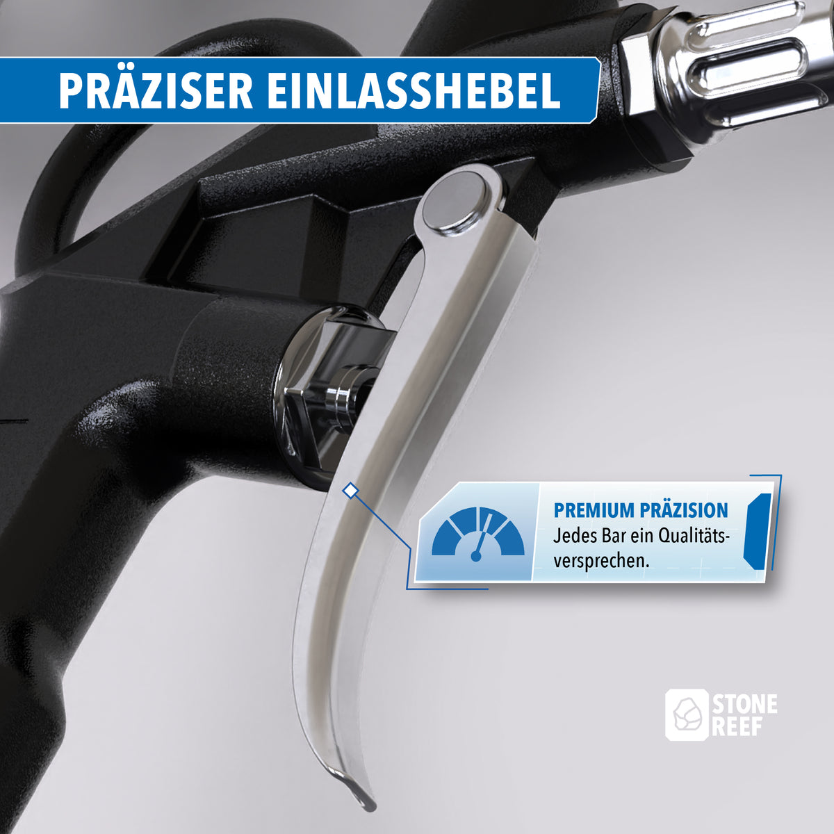Luft am Fahrradreifen über den Ventiladapter nachfüllen