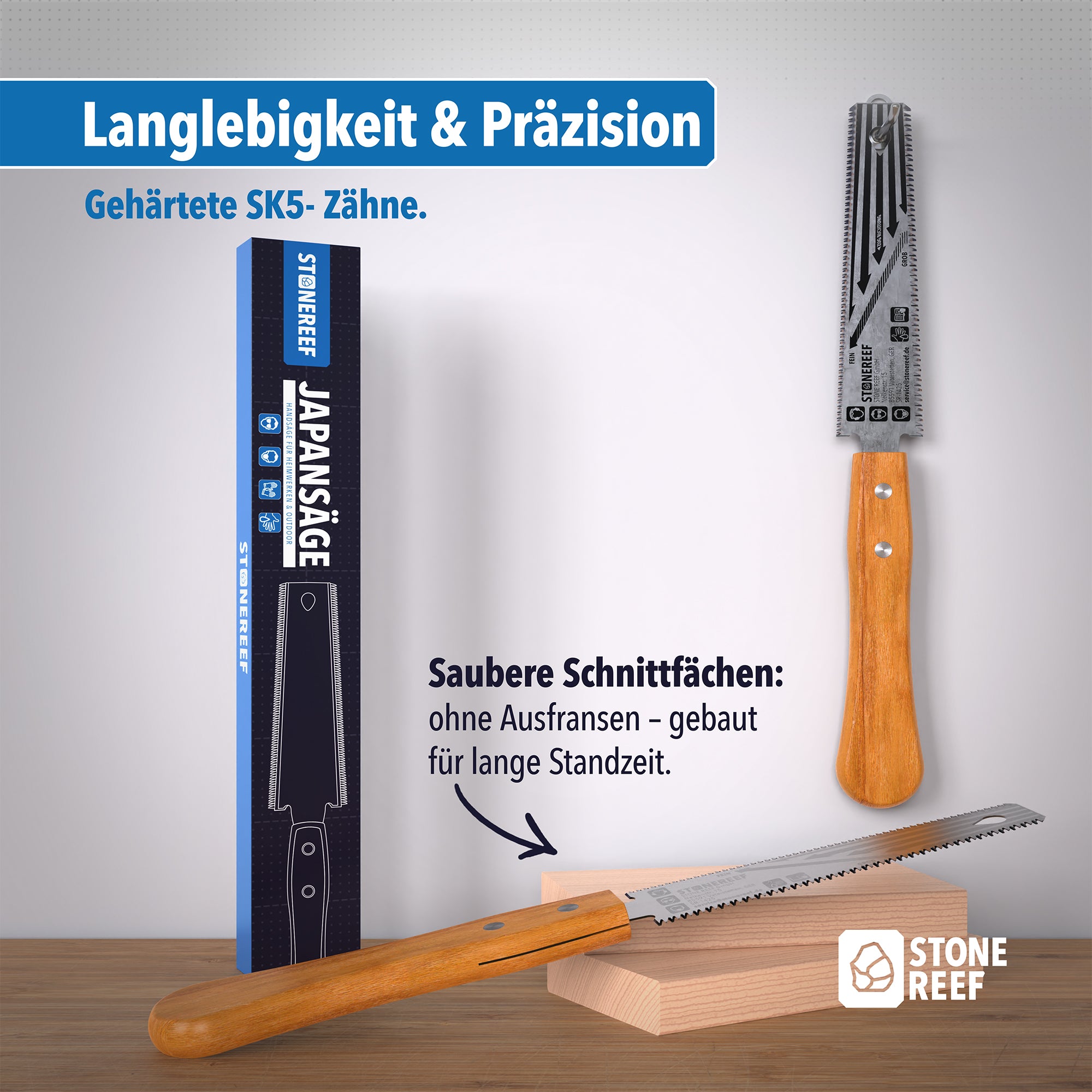 300 mm Japansäge für saubere Schnitte