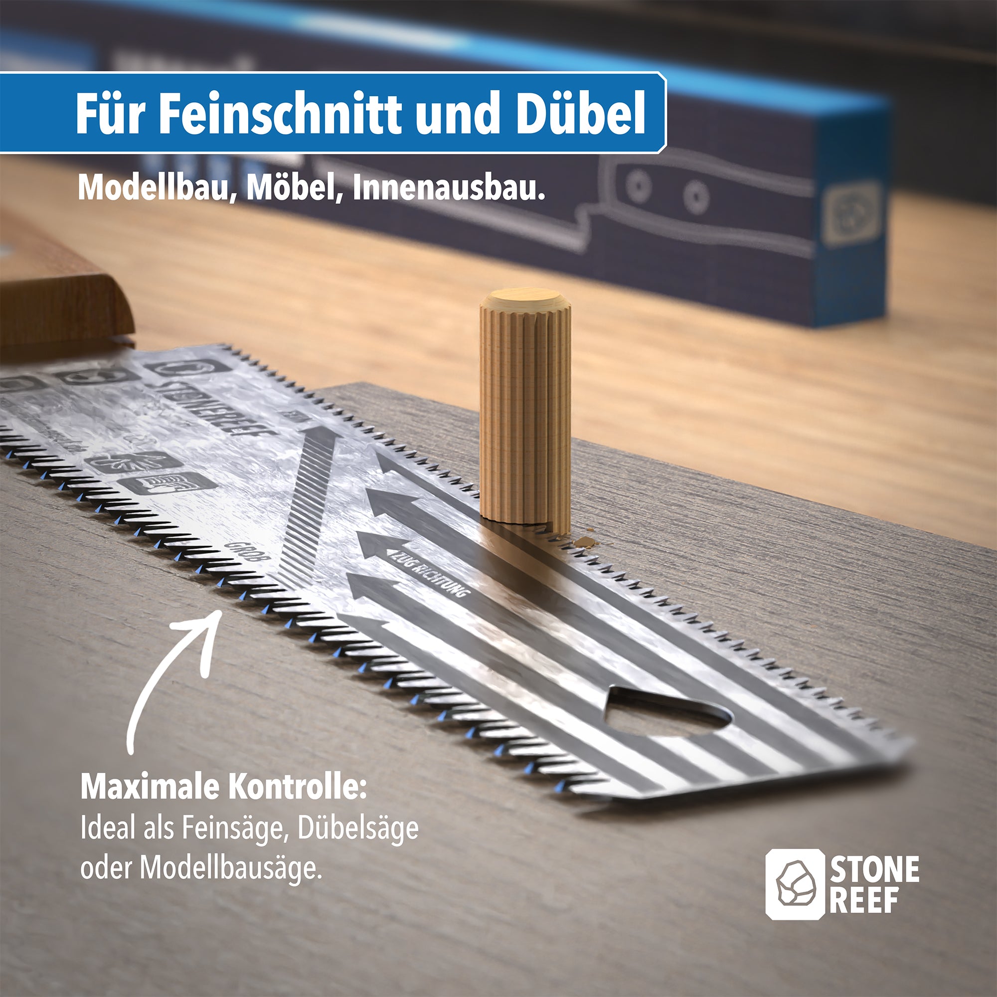 300 mm Japansäge für saubere Schnitte