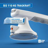 Haltegriff mit Saugnäpfen und bis zu 110 kg Tragkraft für sicheren Halt beim Aufstehen