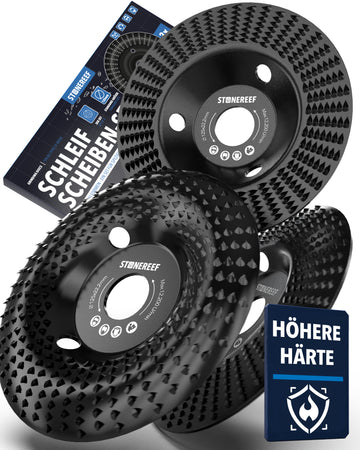 Holz-Schleifscheibe 125mm (hitzebehandelte Oberfläche) für noch effektiveren Materialabtrag