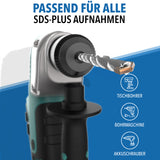 SDS-Plus-Betonbohrer im Bohrfutter einer Maschine