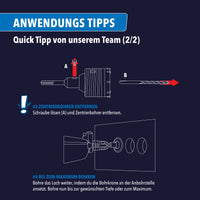 Bohrkrone 68mm Anwendungs Tipps & Tricks  – STONE REEF