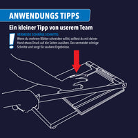 Papierschneider Anwendungs Tipps & Tricks Saubere Schnitte – STONE REEF