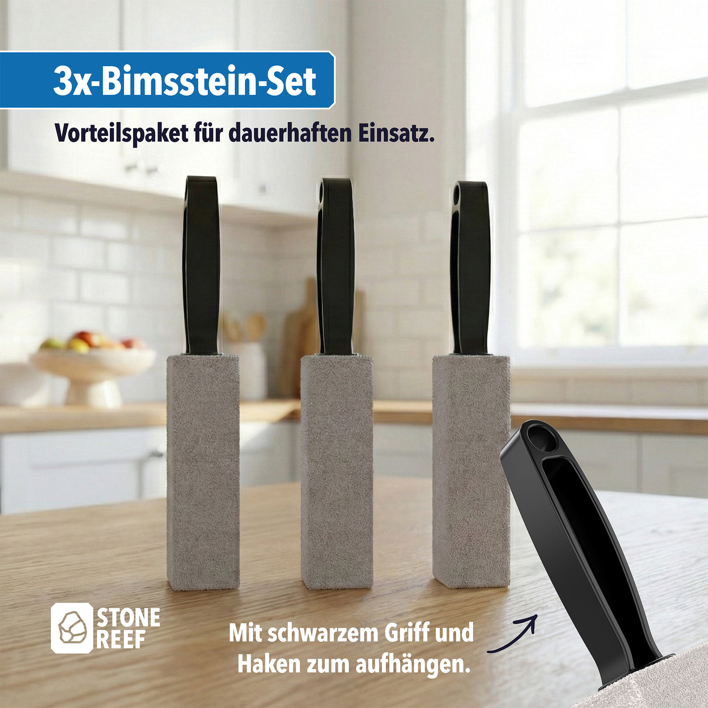 Bimsstein im Einsatz an der Toilette – STONE REEF