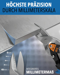 Ergonomischer Griff der Blechschere im Detail – STONE REEF