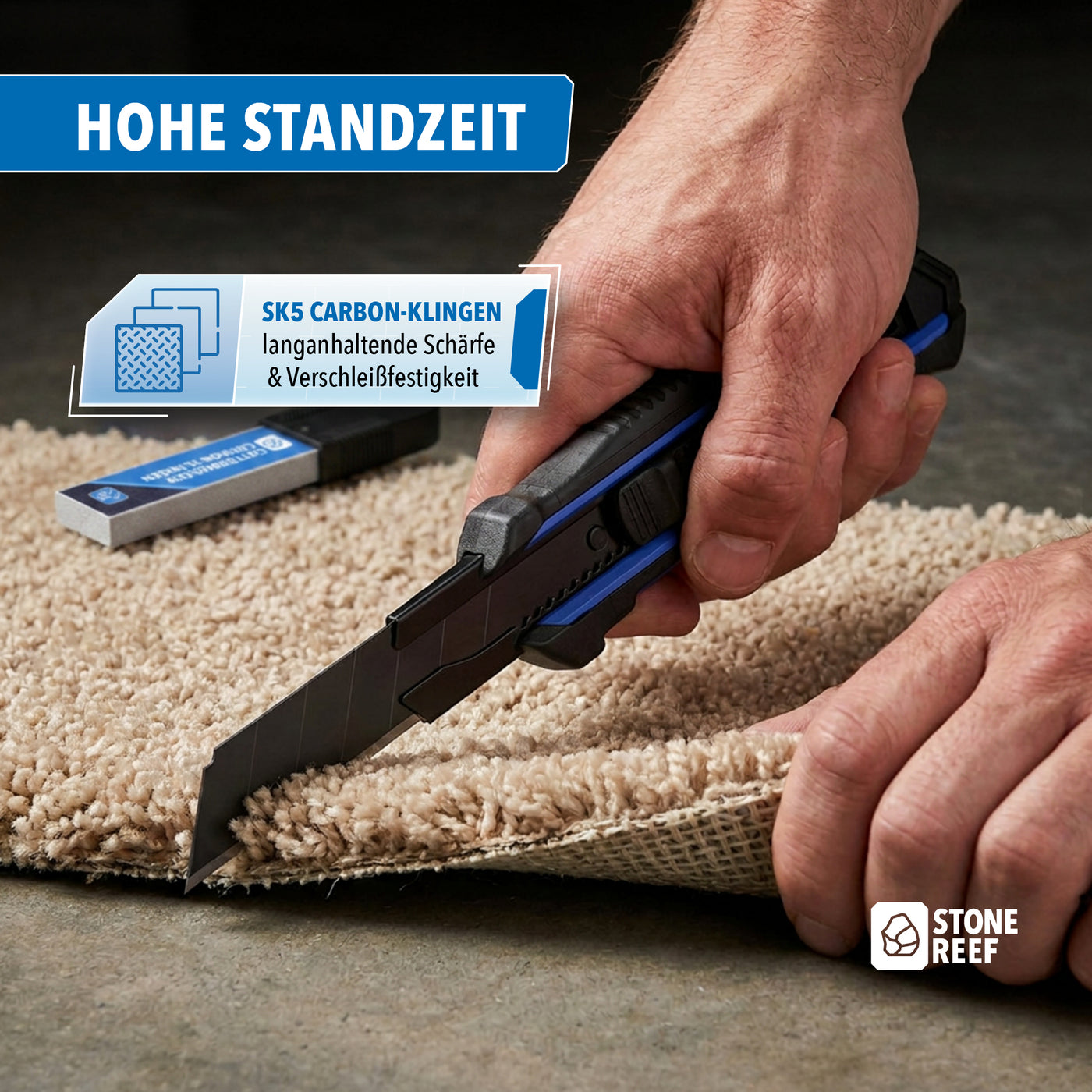 Ergonomischer Griff des Cuttermessers – STONE REEF