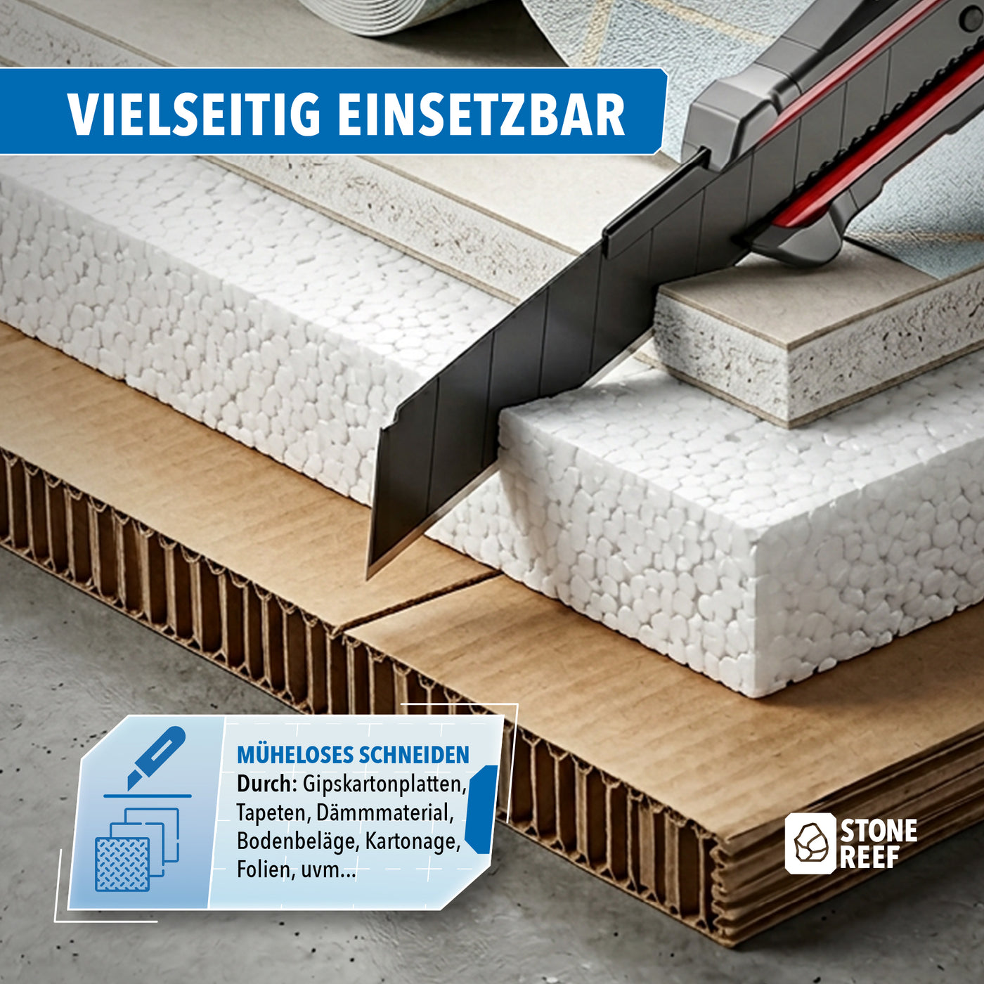 Kompatibilität der Cuttermesser Klingen – STONE REEF