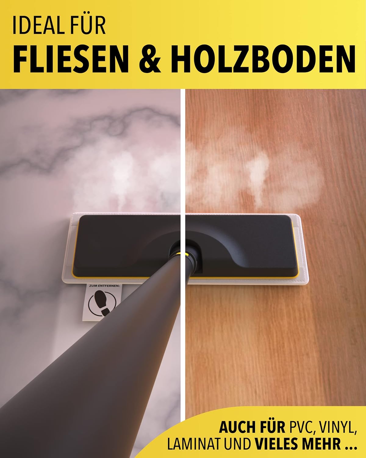 Passform und Größe der Ersatztücher für Kärcher Dampfreiniger – STONE REEF