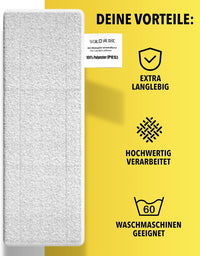 Befestigung des Ersatztuchs an der Bodendüse des Kärcher Dampfreinigers – STONE REEF