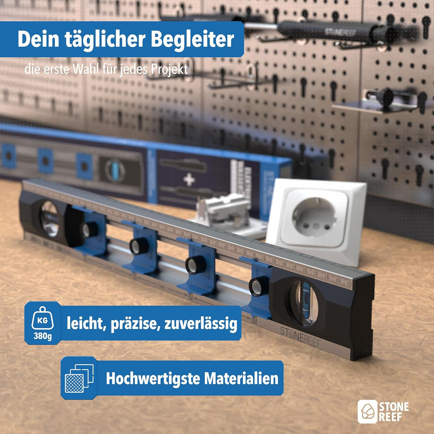 Elektriker-Wasserwaage als praktisches Zubehör für die Elektroinstallation – STONE REEF