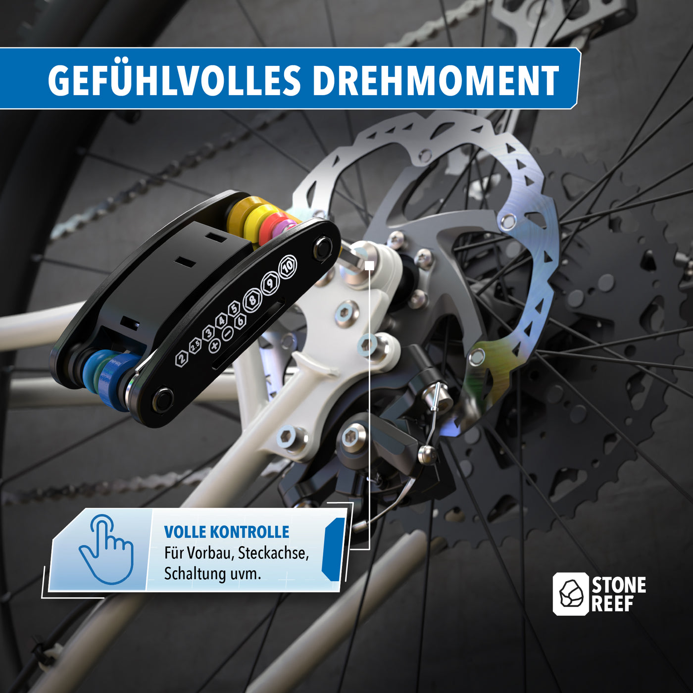 Sechskantschlüssel des Multitools im Detail – STONE REEF