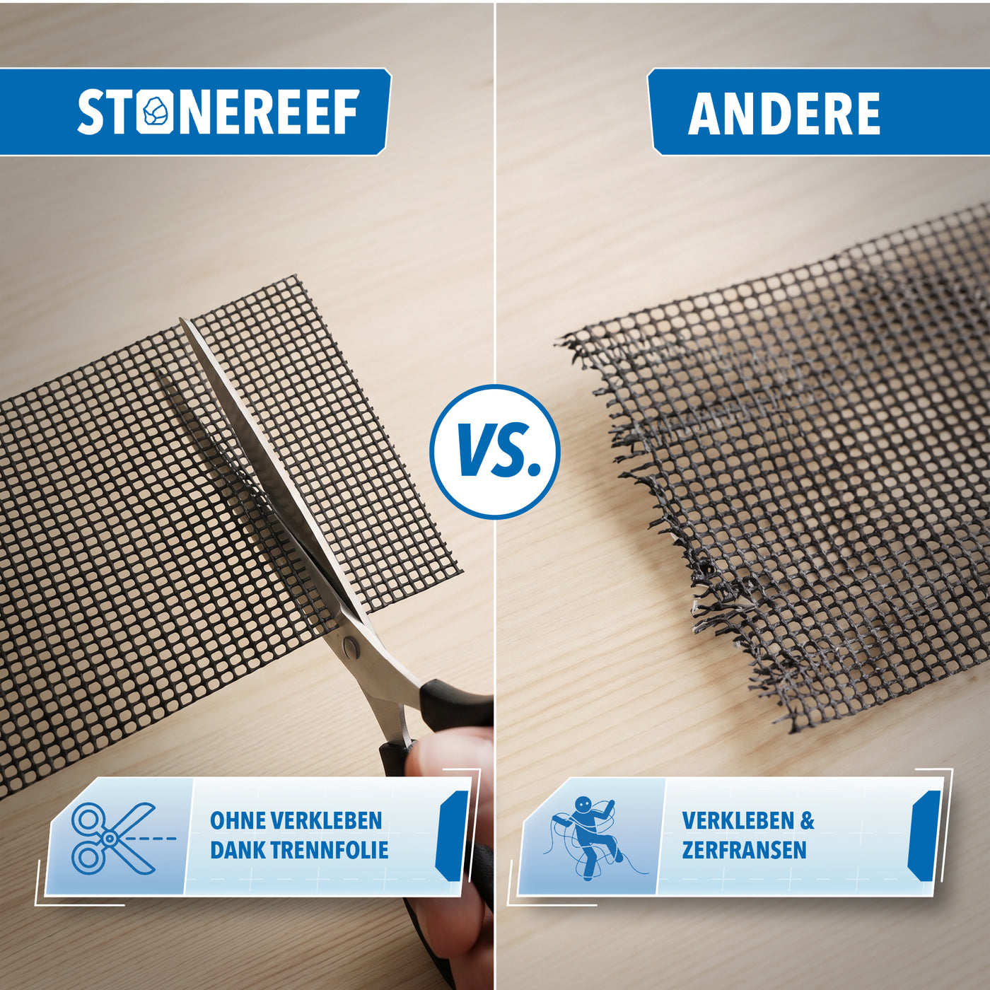 So wird ein Loch im Fliegengitter repariert – STONE REEF