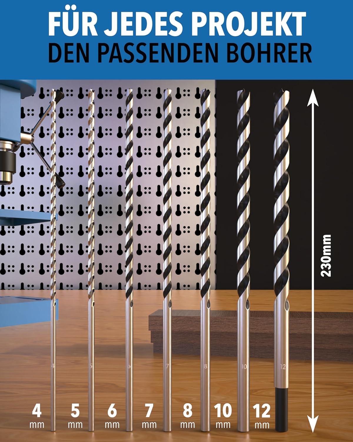 Lange Holzbohrer im Einsatz an Balken und Wänden – STONE REEF