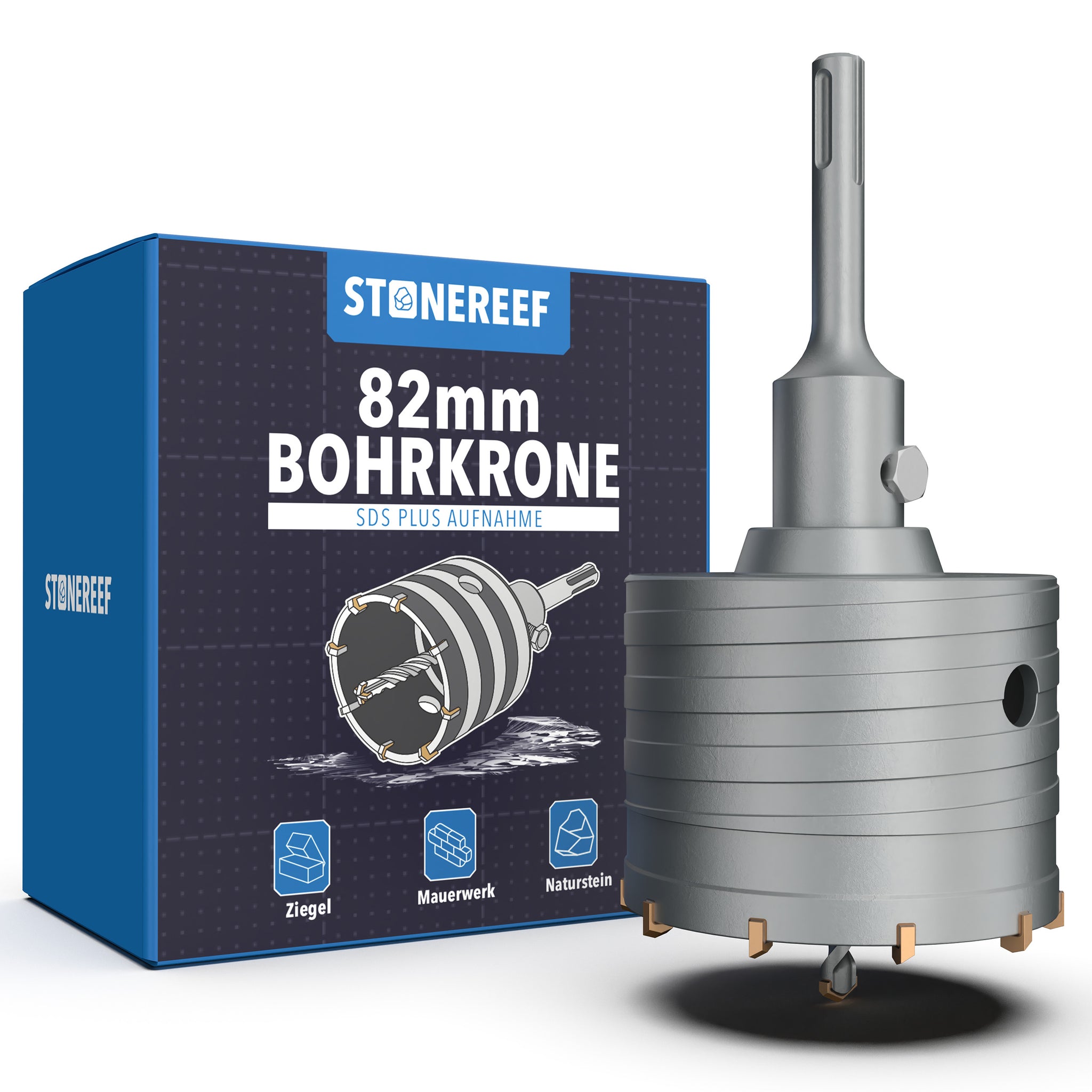 Bohrkrone 82mm für Hohlwanddosen