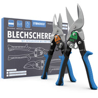 Blechschere Set mit integrierter Millimeterskala